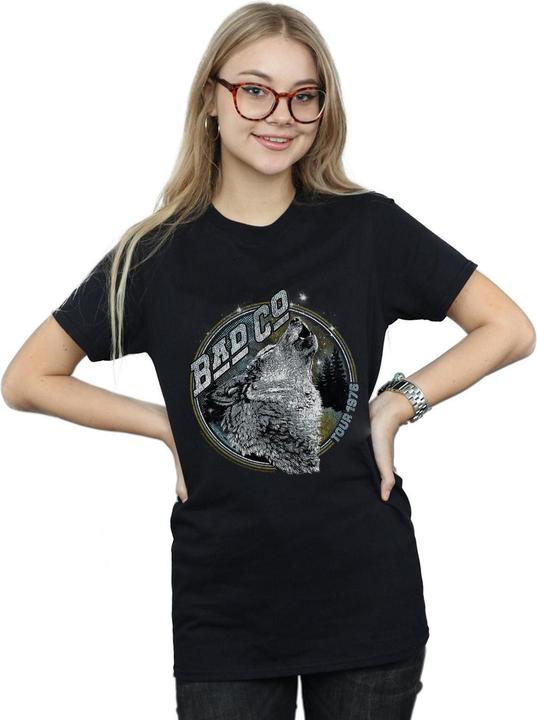 Immagine prodotto Bad Company Wolf Tour 1976 Maglietta Ampia Donna (L)