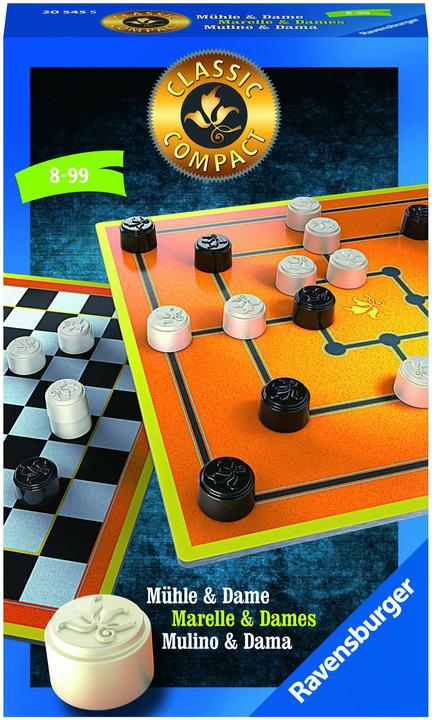 Produktbild Ravensburger Mühle und Dame Kompakt (Deutsch, Französisch, Italienisch)