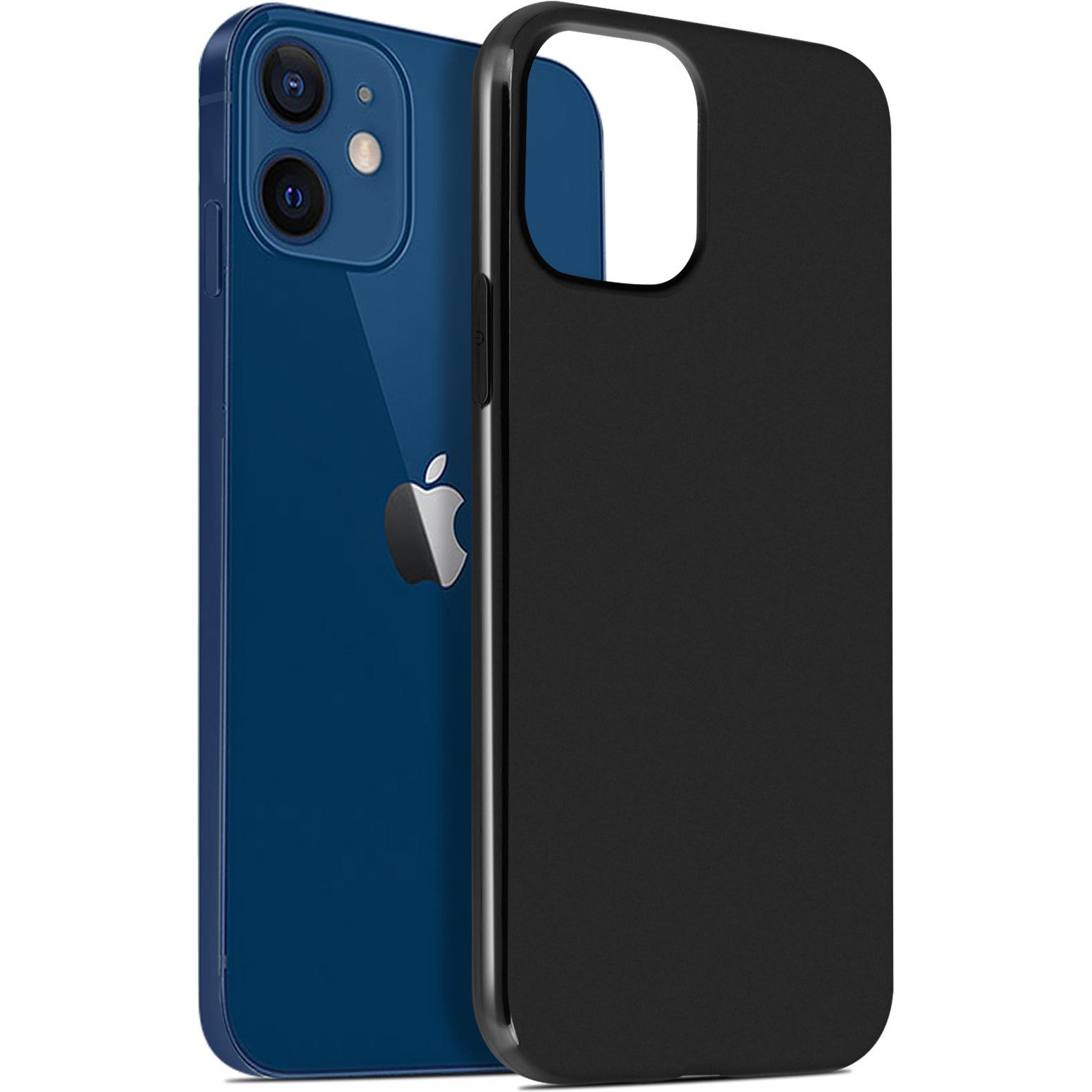 Thumbnail - Avizar Glossy Series (Apple iPhone 12 mini), Smartphone Hülle, Schwarz
