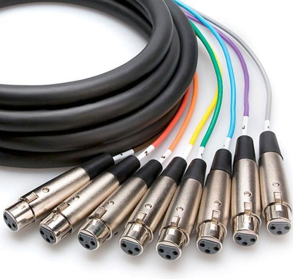 Image du produit Hosa DTF-807 Câble multiconducteur 8x DB25 XLR-F 7m (7 m, Multicore)