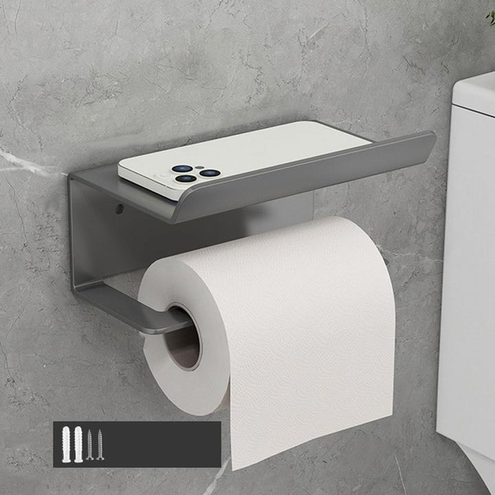 Toilet roll holder without drilling Toilet roll holder Stainless steel paper holder Holder