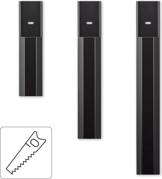 Image du produit Hama Conduit de câbles en aluminium (carré) (Conduit, 110 cm)
