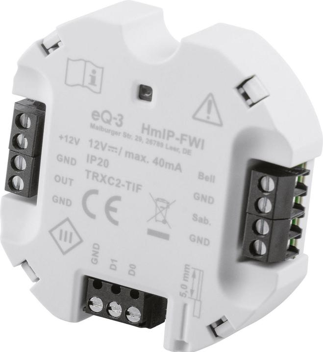 Actual product image Homematic IP Wiegand interface HmIP-FWI (Switch actuator)