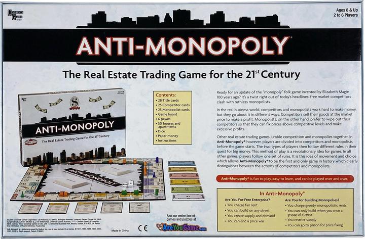 Produktbild University Games Anti-Monopoly (2 - 6 Spieler)