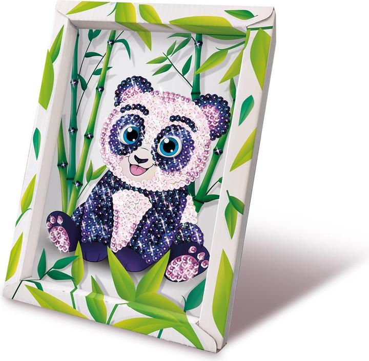 Produktbild Lansay Paillettenkunst Panda