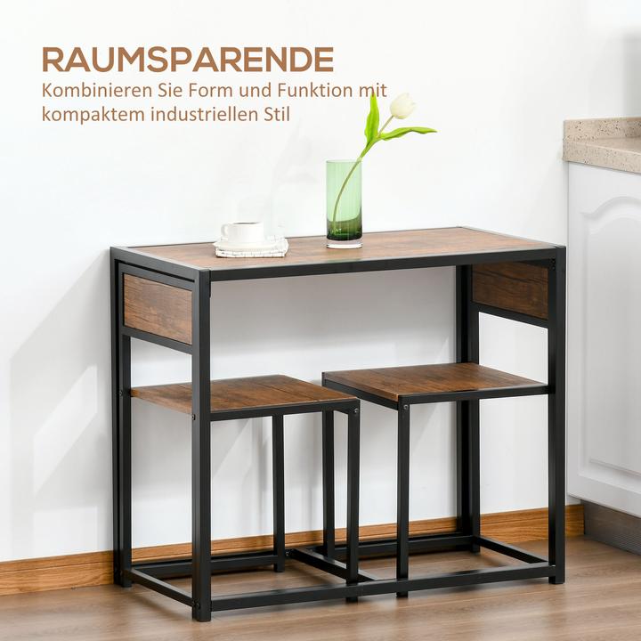 Immagine prodotto Homcom Set di tavoli da bar (47 x 38 x 76 cm)
