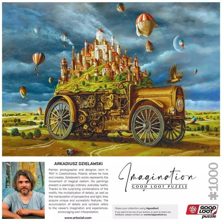 Produktbild Cenega Puzzle Good Loot Imagination Puzzle: Arkadiusz Dzielawski Wielka Przeprowadzka 1000 elementów (1000 Teile)