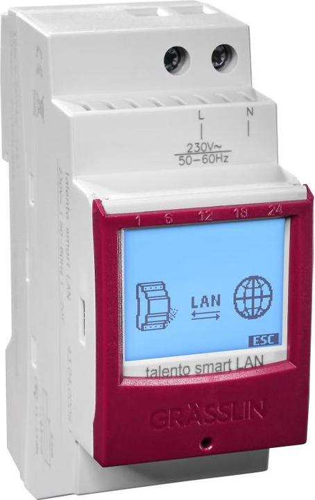 Actual product image Grässlin REG interface talento smart LAN, Bluetooth, 230V