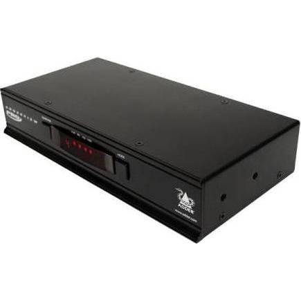 Adder Pro: 4 port - USB 2.0, DVI, KVM Switch, Schwarz
