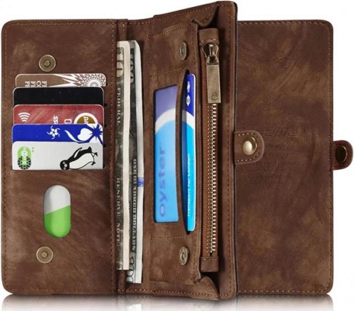 Produktbild Caseme Apple iPhone 8 Plus Echtleder Portemonnaie Karten Hülle (Apple iPhone 8 Plus)