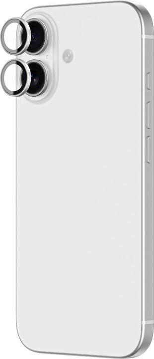 Actual product image Amazingthing Linsenglas für iPhone 17 mit silbernem Aluminiumrahmen (1 pcs., Apple iPhone 17)