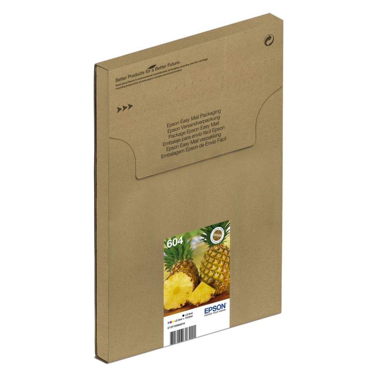 Epson, Inkt, 604 Ananas - Inktcartridge - EasyMail - Multipack - Kleur / Zwart