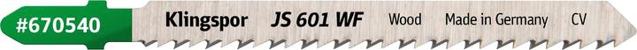 Actual product image Klingspor JS 601 WF Supra - Saw blades 8 x 130 x 1,45 mm