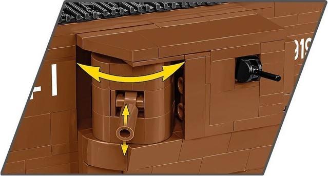 Actual product image Cobi - World War I - Mark V 848 pcs (Not For Sale In Hungary) /Toys