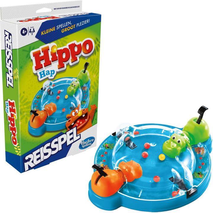 Actual product image Hasbro Gaming Hippo Hap Reisspel (Dutch, 2 Players)