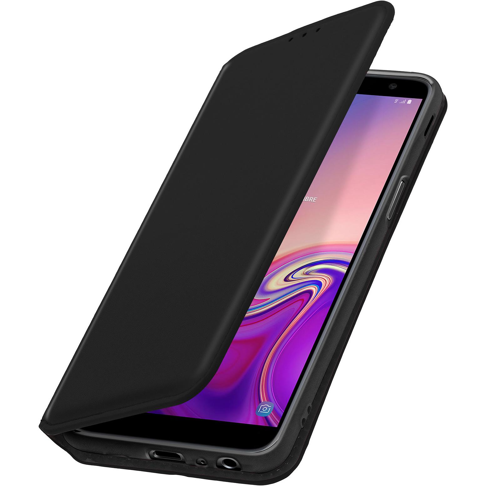 Avizar Elec Series (Samsung Galaxy J6+), Smartphone Hülle, Schwarz