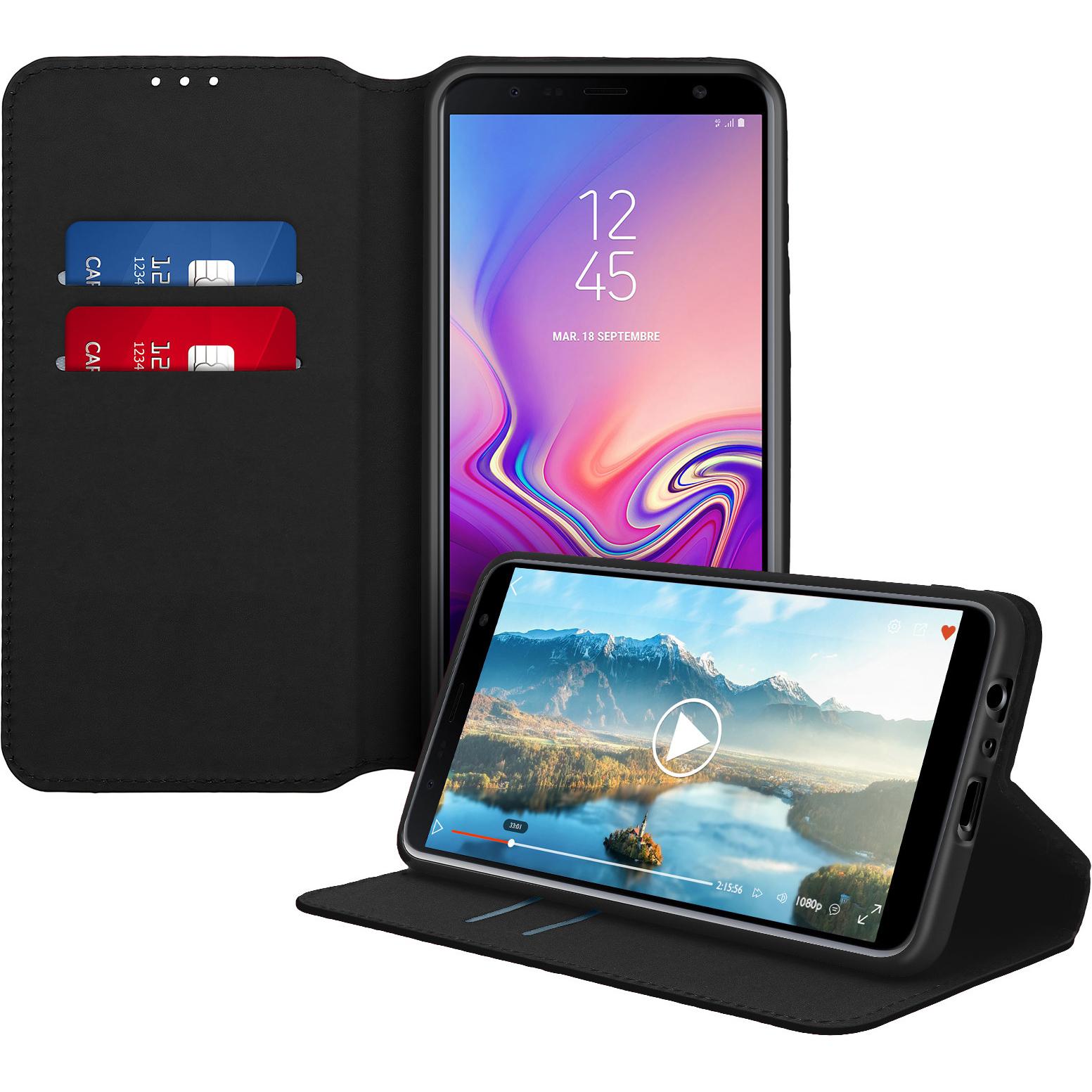 Thumbnail - Avizar Elec Series (Samsung Galaxy J6+), Smartphone Hülle, Schwarz