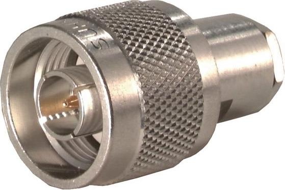 Produktbild Huber & Suhner HF-Steckverbinder, N-Typ, Messing, Stecker, Gerade, 50Ohm, Lötanschluss, Klemmenanschluss