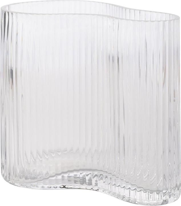 Hestia Klare gerippte Glasvase Klein (1x)