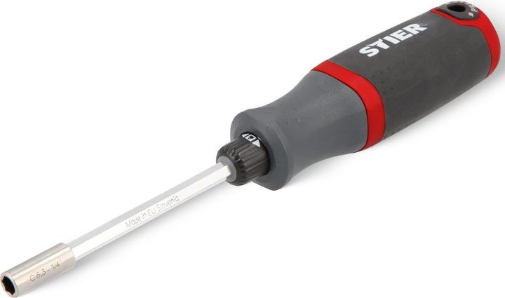 Actual product image Stier Screwdriver with bit magazine, 13-piece