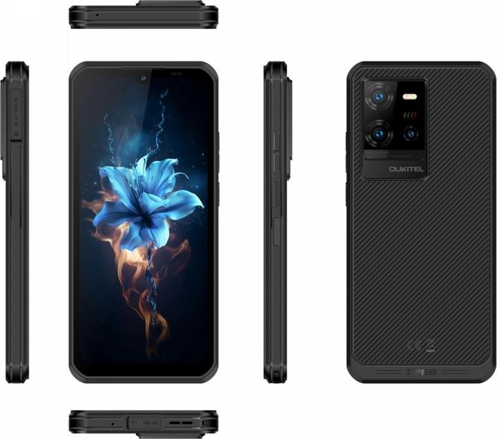 Actual product image Oukitel Smartphone WP50 4/256 6500mAh DS. Black (256 GB, Black, 6.60", Dual SIM, 5G)