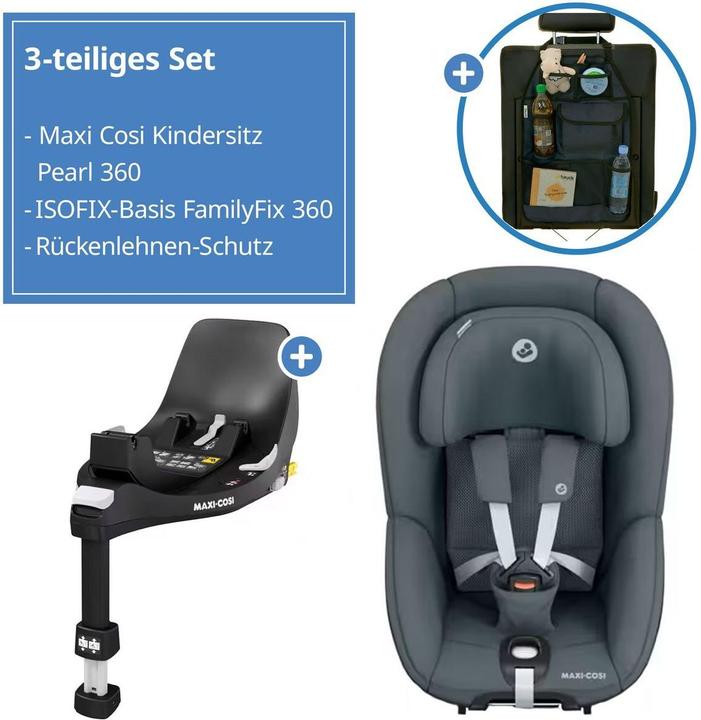 Actual product image Maxi-Cosi Reboarder Reboarder-Kindersitz Pearl 360 drehbar ab (Reboarder, ECE R129/i-Size Standard)