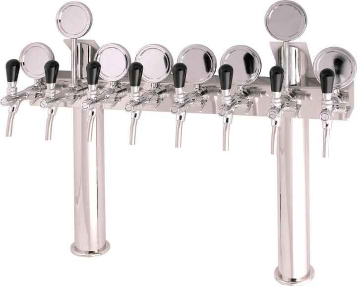 Ich-zapfe Schanksäule, Bierzapfsäule 8-leitig, Modell Tower T8
