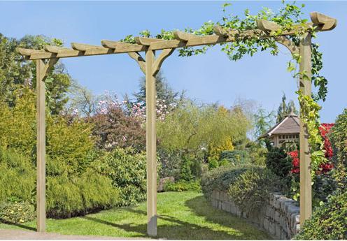 Produktbild Larus Einzelpergola PEFC (230 cm, 50 cm)
