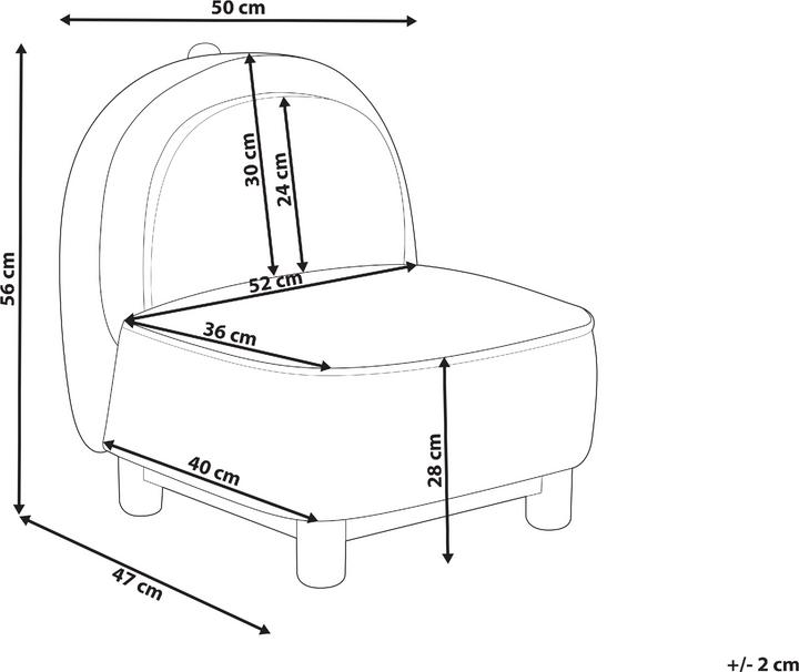 Actual product image Beliani Faborg (Child armchair)