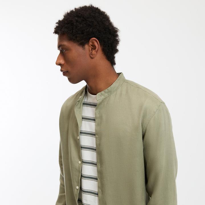 Immagine prodotto La Redoute Collections Gerades Leinenhemd mit Stehkragen (XL)