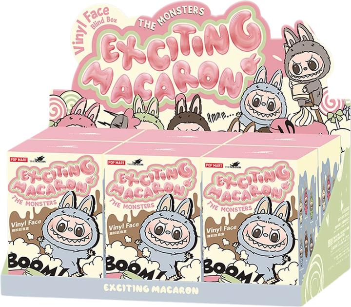 Immagine prodotto Pop Mart Scatola cieca della serie Exciting Macaron di Labubu (17 cm)