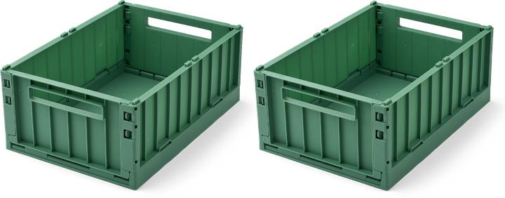 Produktbild Liewood Weston Aufbewahrungsbox M 2-pack, Dusty ivy (36 x 25 x 13.5 cm)