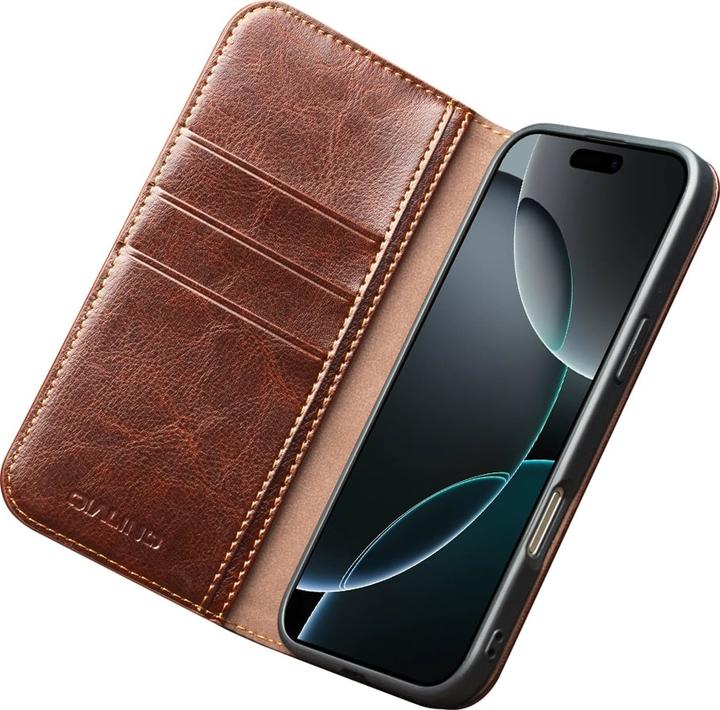 Produktbild QiAlino Hülle Flip Classic Wallet (Apple iPhone 17)