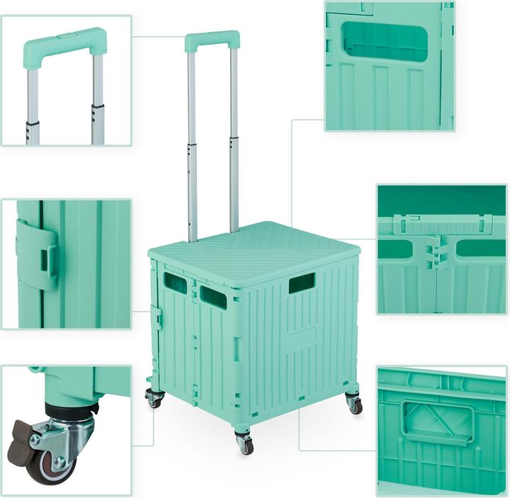 Produktbild Relaxdays Einkaufstrolley