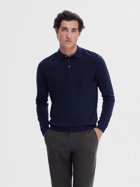 Produktbild Selected Langärmeliger Strick Polo shirt (L)