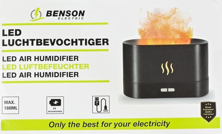Produktbild Benson Electric LED Luftbefeuchter mit Flammeneffekt