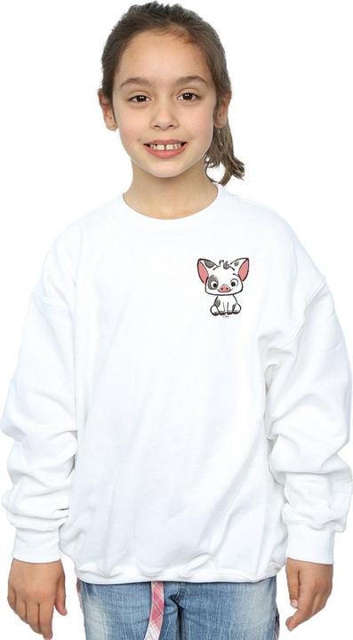 Produktbild Disney Moana Pua The Pig Breast Print Sweatshirt Mädchen (152, 158)