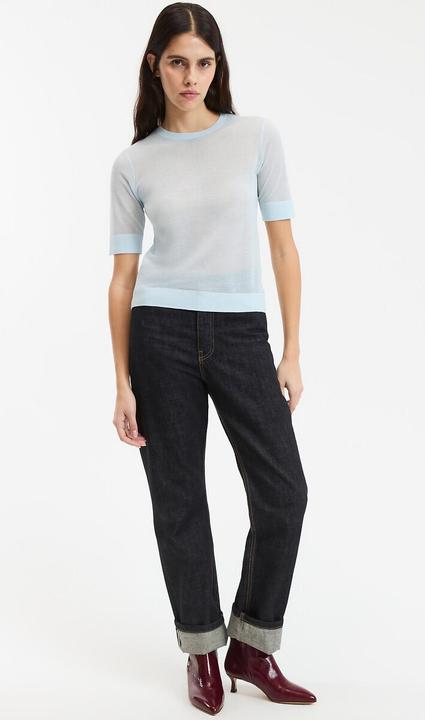 Produktbild La Redoute Collections Feinstrickpullover mit rundem Ausschnitt (S)