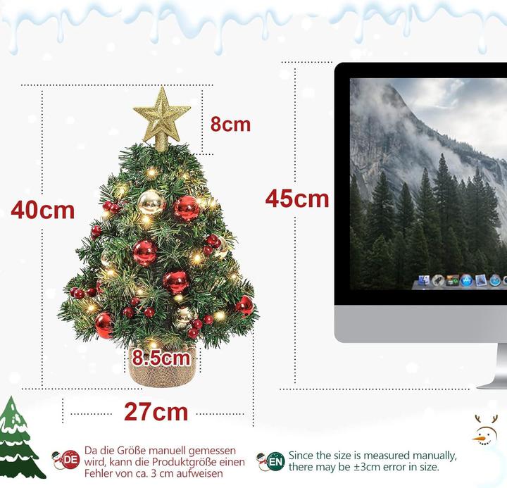 Produktbild Yorbay Mini-Weihnachtsbaum (40 cm)