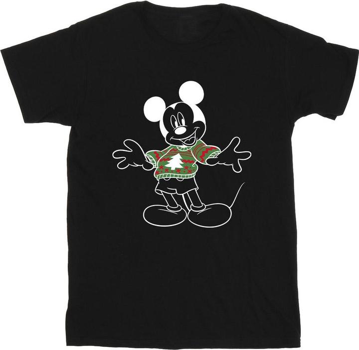 Produktbild Disney Mickey Mouse Xmas Jumper TShirt Mädchen (116)