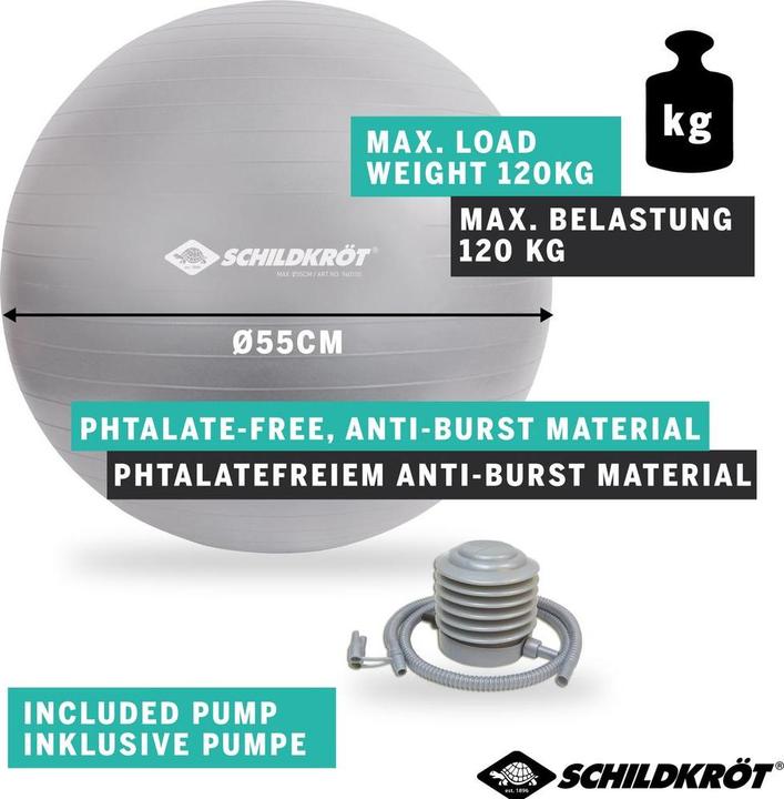 Image du produit Schildkröt Balle de gymnastique (55 cm)