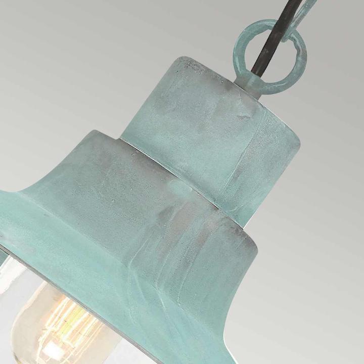 Image du produit Elstead Lighting Sheldon Lampe à suspendre d'extérieur E27 vert-de-gris IP44 (E27, IP44)