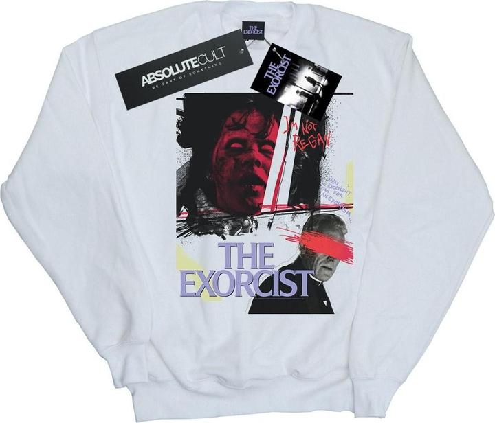 Actual product image The Exorcist Womens/Ladies Scratched Eyes Sweatshirt (S)