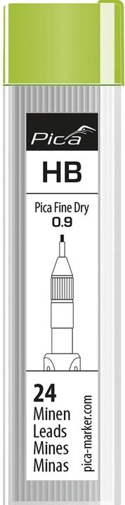 Produktbild Vasalat Pica Fine Dry 0.9 + 24 Stück Minen graphit HB + Marker 0.7 schwarz + Marker weiss (HB, 1x)