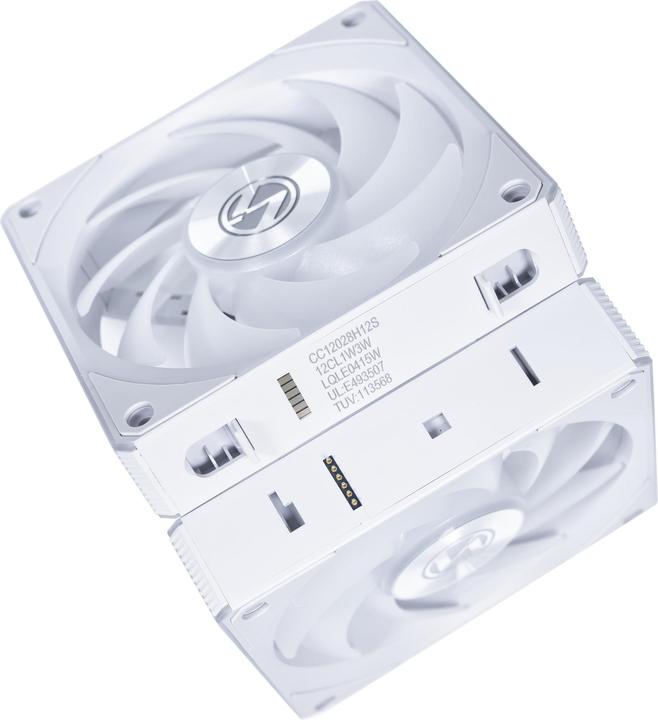 Produktbild Lian-Li UNI FAN CL Wireless Lüfter, 3er-Pack - 120mm, weiss (120 mm, 1x)