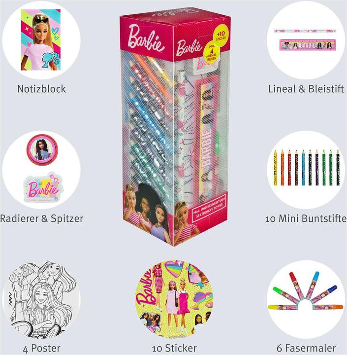 Produktbild Undercover Malset Barbie 35-teilig