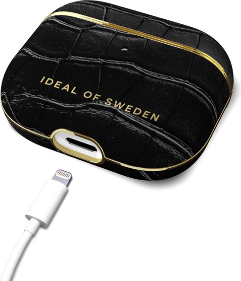 Image du produit iDeal Of Sweden Designer Hard-Cover Jet Black Croco (Manchon pour casque d'écoute)