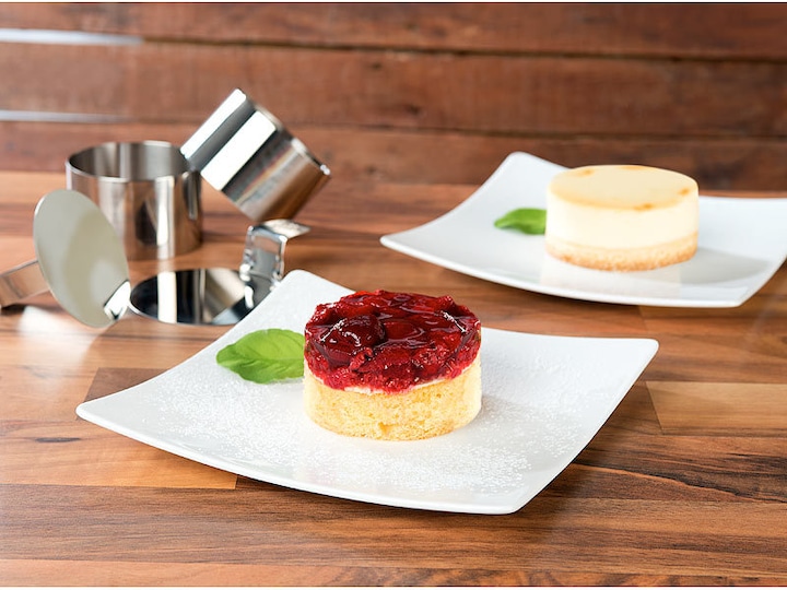Productafbeelding Rosenstein & Söhne 6 dessert/voedselringen met lifter & stamper