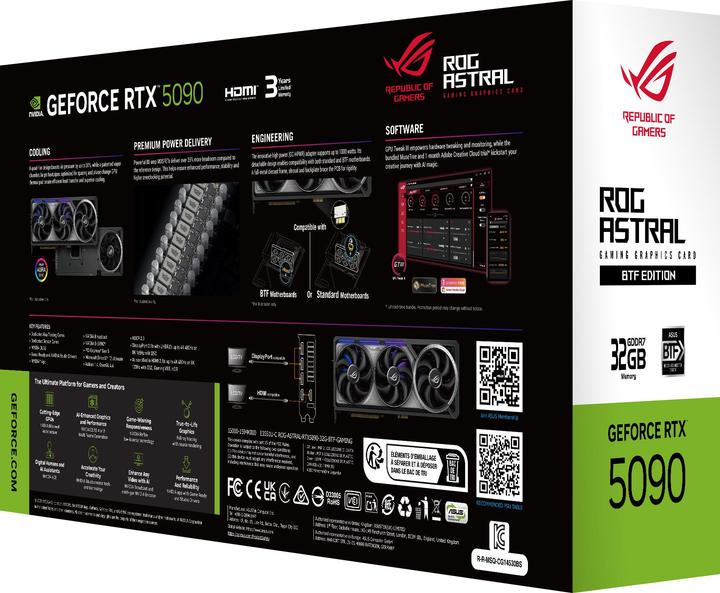 Produktbild ASUS ROG Astral GeForce RTX 5090 BTF Edition (32 GB)
