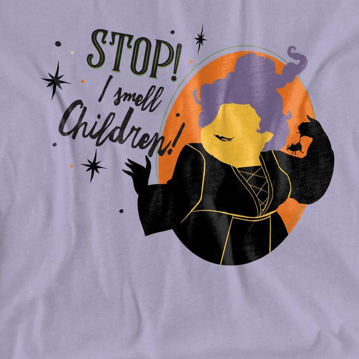 Actual product image Universal Textiles Womens/Ladies Stop! I Smell Children! Mary Sanderson T-Shirt (M)